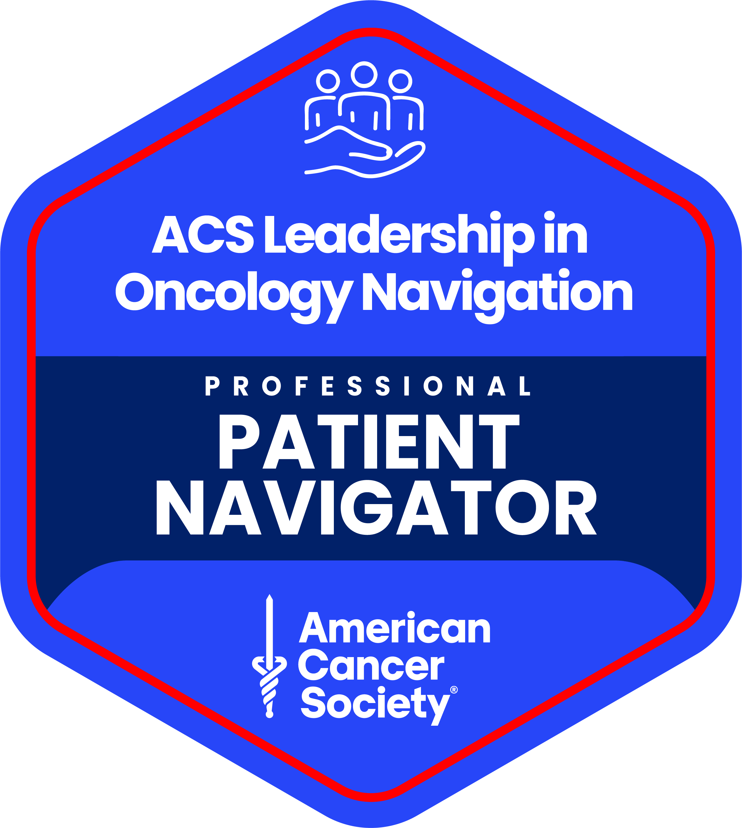 American Cancer Society Leadership in Oncology Navigation - Badge badge